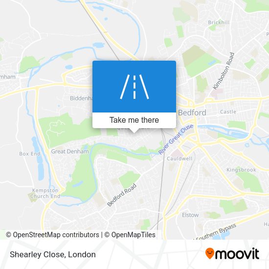 Shearley Close map