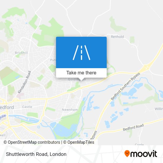 Shuttleworth Road map