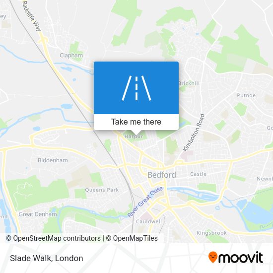 Slade Walk map