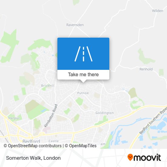 Somerton Walk map