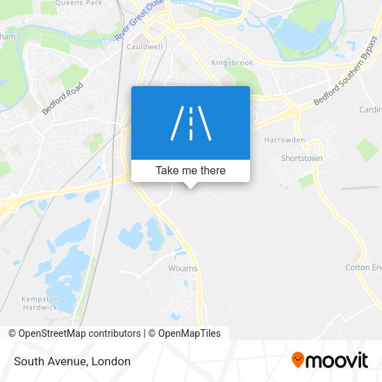 South Avenue map