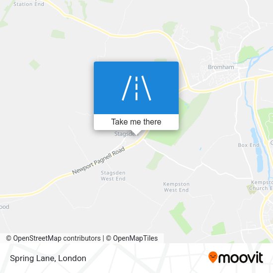 Spring Lane map