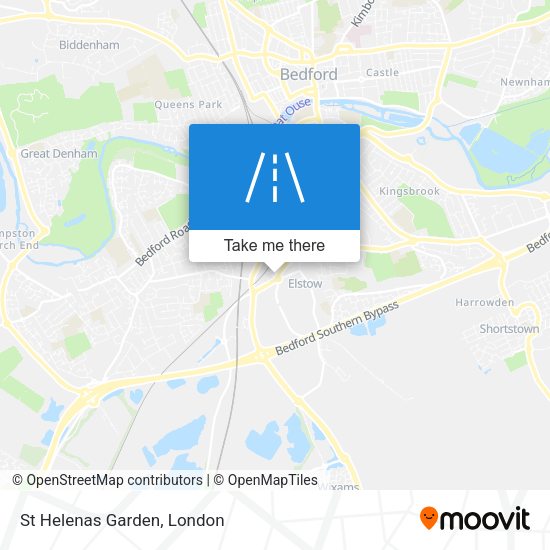 St Helenas Garden map