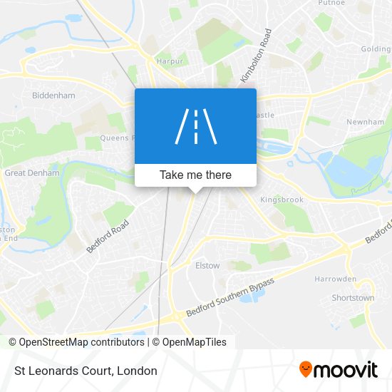 St Leonards Court map