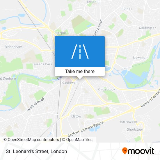 St. Leonard's Street map