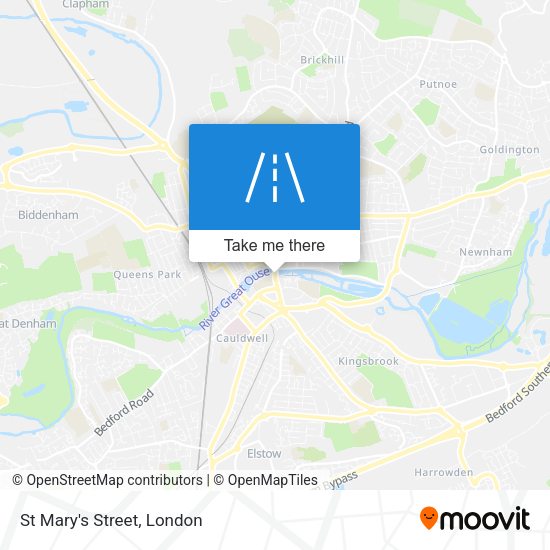 St Mary's Street map