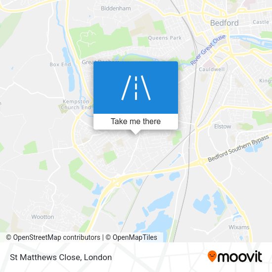 St Matthews Close map