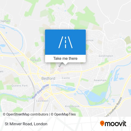 St Minver Road map