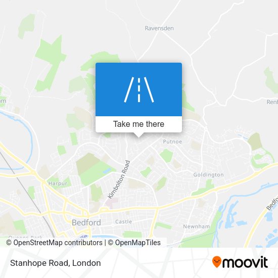 Stanhope Road map
