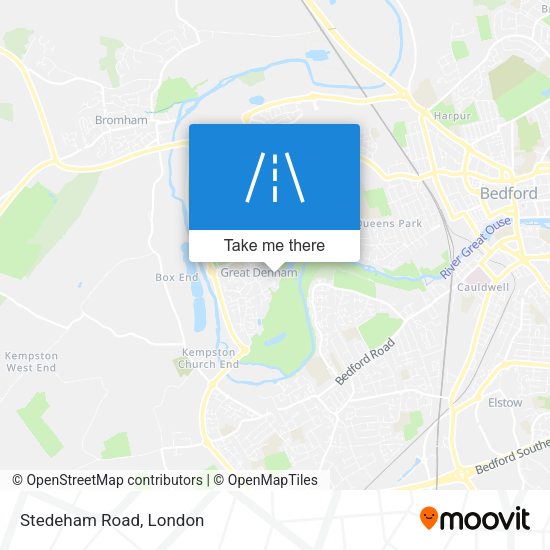 Stedeham Road map