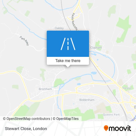 Stewart Close map