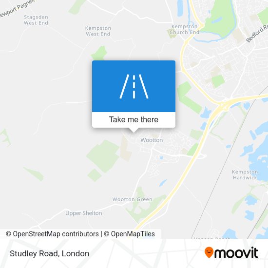 Studley Road map