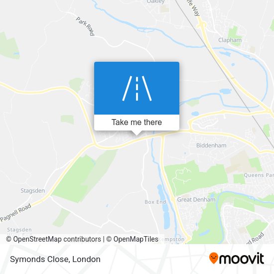 Symonds Close map