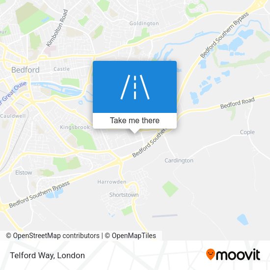 Telford Way map