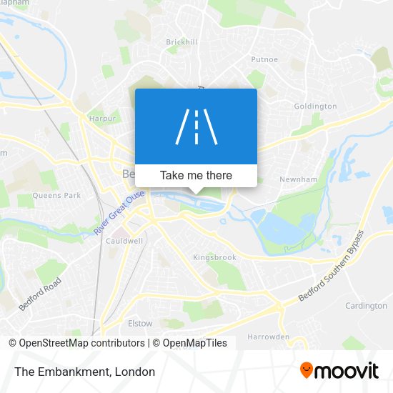 The Embankment map