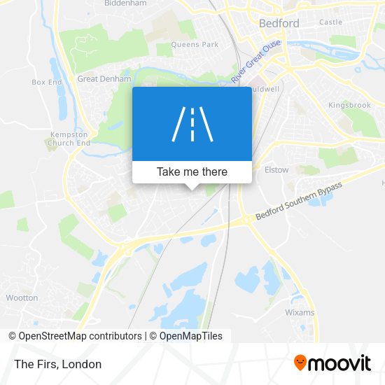 The Firs map