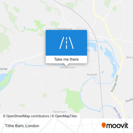 Tithe Barn map