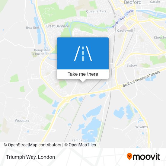 Triumph Way map