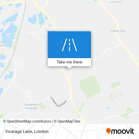 Vicarage Lane map
