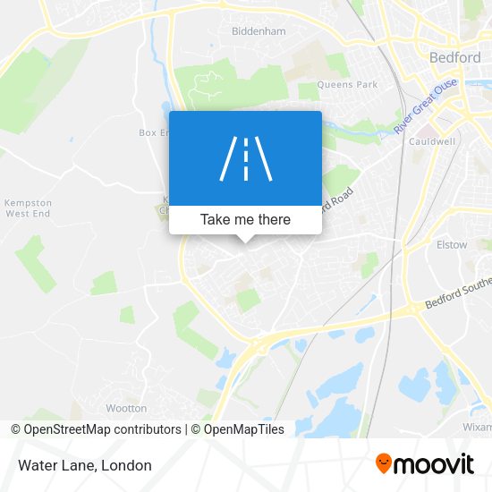 Water Lane map