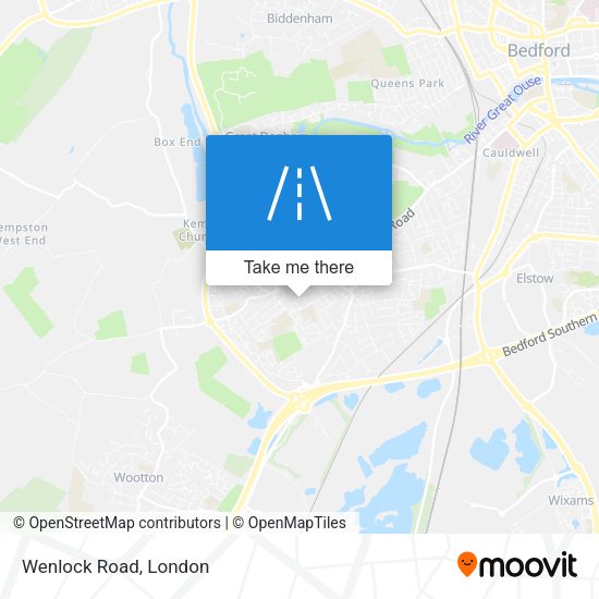 Wenlock Road map