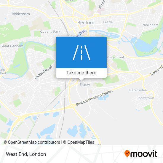 West End map