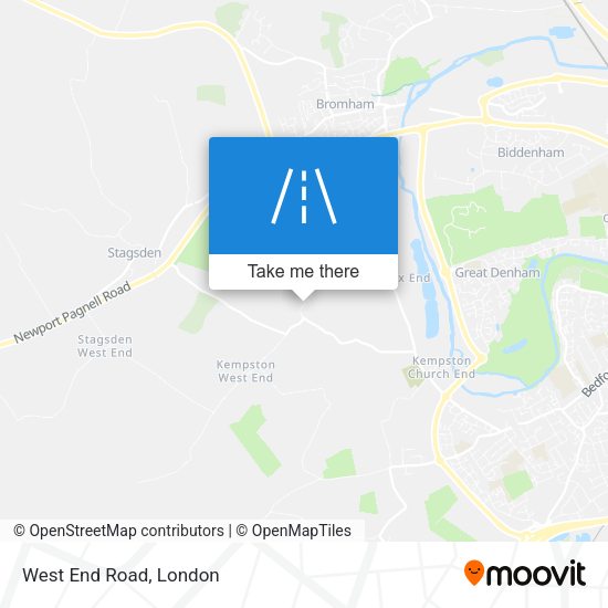 West End Road map
