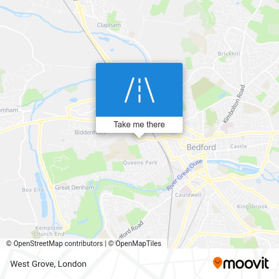 West Grove map
