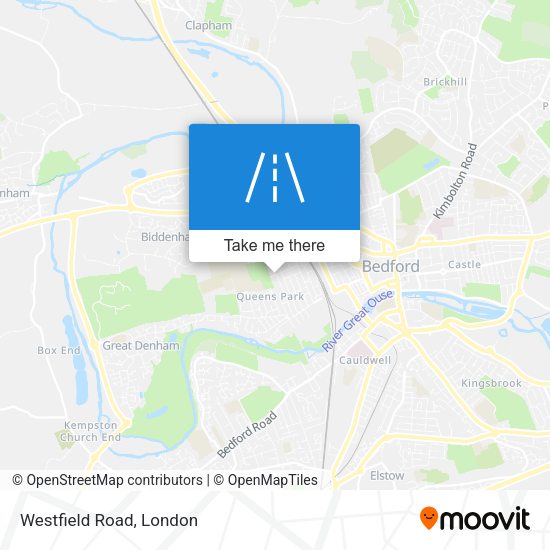 Westfield Road map