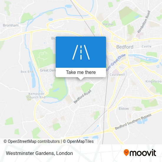 Westminster Gardens map
