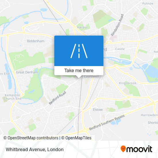 Whitbread Avenue map