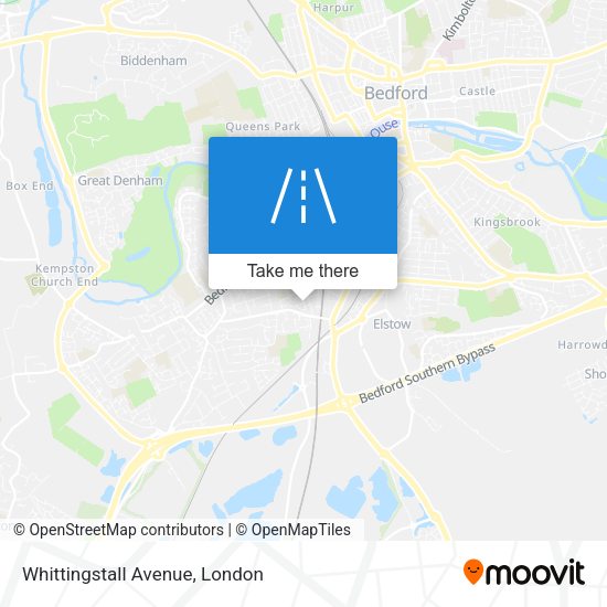 Whittingstall Avenue map