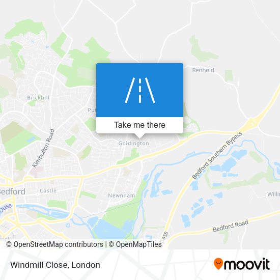 Windmill Close map