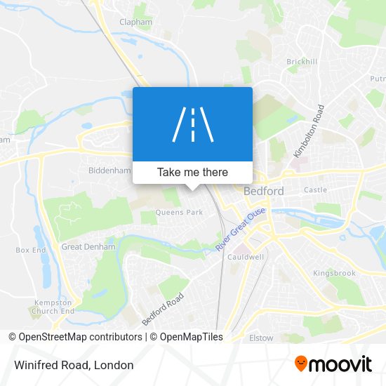 Winifred Road map