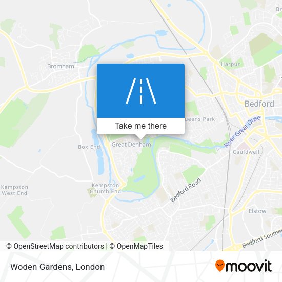 Woden Gardens map