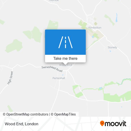 Wood End map