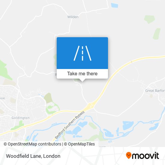 Woodfield Lane map