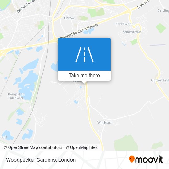 Woodpecker Gardens map