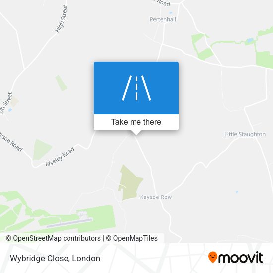 Wybridge Close map