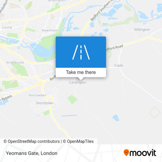 Yeomans Gate map
