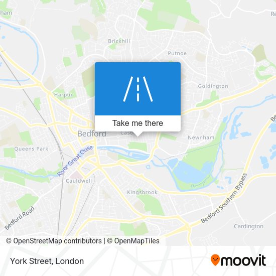 York Street map