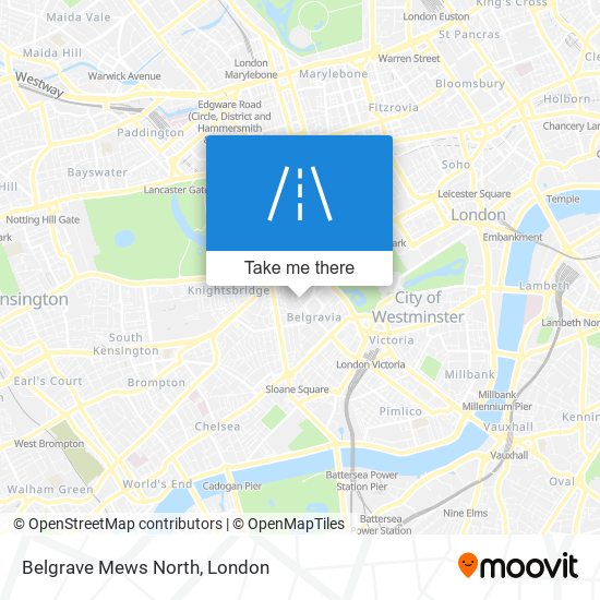 Belgrave Mews North map