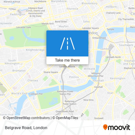 Belgrave Road map