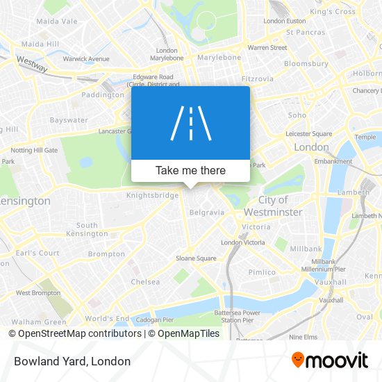 Bowland Yard map