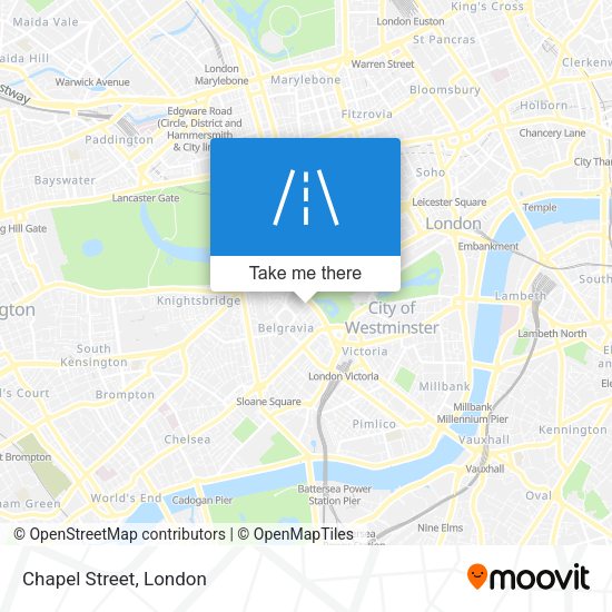 Chapel Street map