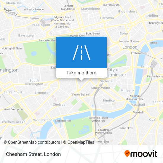 Chesham Street map