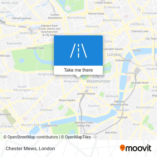 Chester Mews map