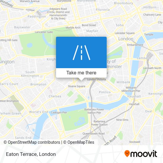 Eaton Terrace map