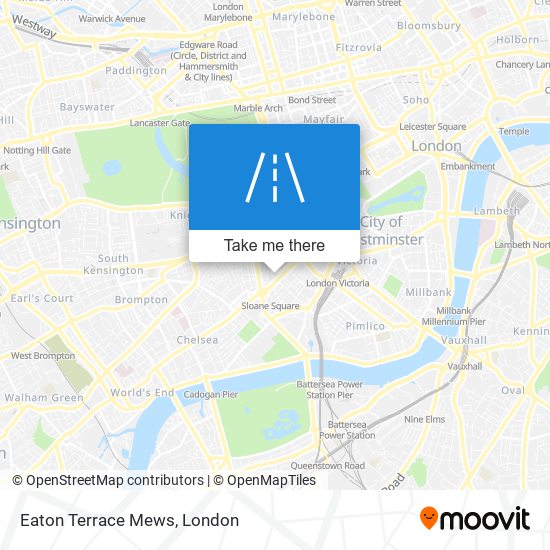 Eaton Terrace Mews map