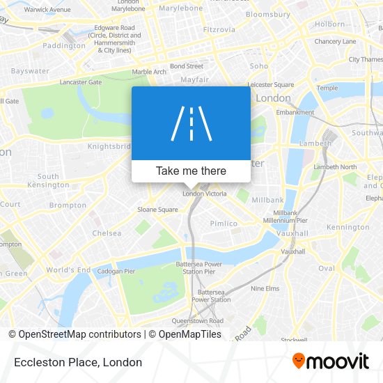 Eccleston Place map